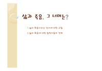 삶과 죽음 그너머는? / ppt발표자료