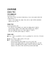 [간호학개론] 시험자료 &amp; 요약 / 고대간호~미국간호