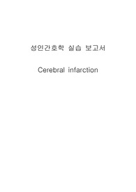 경증 뇌경색 환자 케이스 스터디