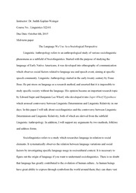 The Language We Use As a Sociological Perspective (사회언어학적 관점에서의 언어)