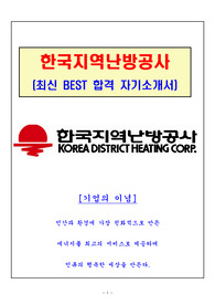 한국지역난방공사 [최신 합격 자기소개서]