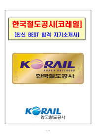 한국철도공사(최신 합격 자기소개서 및 이력서)