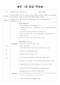 만 1세 영아의 발달특성