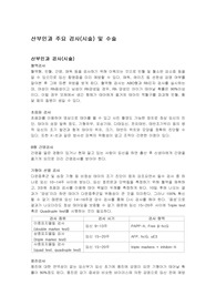 모성간호학 실습 - 산부인과 주요검사 및 시술 정리