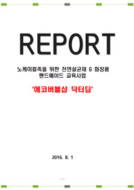 노케미컬족을 위한 천연살균제 &amp; 화장품 핸드메이드 교육사업 우수 창업(사업) 제안서 &quot;에코버블샵 닥터딥&quot;
