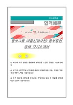 동부그룹 대졸신입사원/ 동부증권 공채 자기소개서