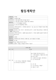 [과학지도 활동계획안] 바위가 모래알이 되는 과정 (풍화)