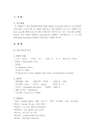 화순전남대병원 응급실 ER 성인실습케이스입니다. 솔직히 A+은 거짓말이고 A0 받았어요!!