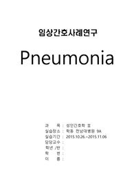 폐렴 케이스(pneumonia case study)