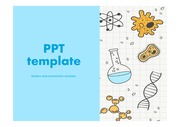 과학PPT 실험 실험도구 비커 과학탐구 화학 생물 과학보고서 PPT템플릿