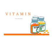 비타민PPT 비타민C 비타민B 항산화 식품영양 프레젠테이션 템플릿