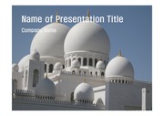 PPT양식 템플릿 배경 - 건축물, 두바이4