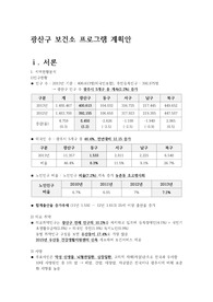 [지역간호]광산구 보건소 프로그램 계획안