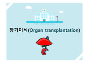 장기이식 PPT (organ transplantation)