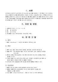 혈흉 케이스스터디