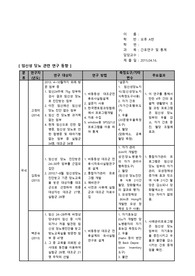 임신성당뇨 관련 간호연구 논문 정리