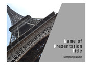 PPT양식 템플릿 배경 - 서양건축사,프랑스,에펠탑5
