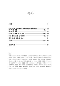 공기조화장치 ACCS 방식과 VCCS 방식의 작동원리를 설명하시오