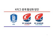 K리그 중계 활성화 방안, K리그 중계권, 스포츠경영