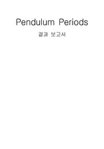 Pendulum Periods ; 진자의 주기 실험 보고서