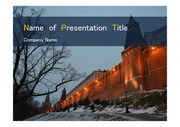 PPT양식 템플릿 배경 - 깔끔, 러시아, 모스크바, 크렘린 궁전1