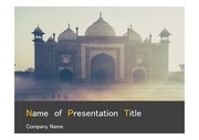 PPT양식 템플릿 배경 - 서양건축사,인도, 타지마할4