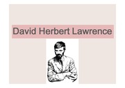 D.H.Lawrence 로렌스 작가 생애 사상 대표작품 정리