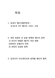 한 . 러 경협의 이슈
