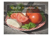 PPT양식 템플릿 배경 - 건강한먹거리,토마토1