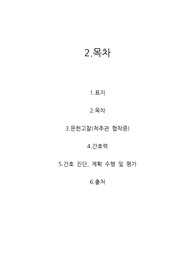 spinal stenosis, 협착증, 성인간호 간호진단, 간호과정, 문헌고찰, 수술 후 간호
