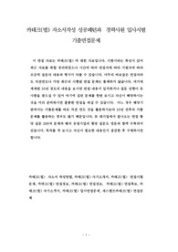 카테크(법) 자소서작성 성공패턴과  경력사원 입사시험 기출면접문제