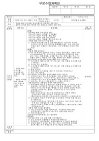 부분수업계획안 이야기나누기 공룡