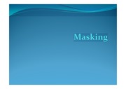 차폐(masking)발표자료