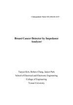 연세대학교 졸업연구 - Breast Cancer Detector by Impedance Analyzer