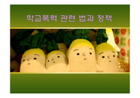 학교폭력 관련 법과 정책