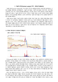 동방선기 - 기술적분석(Technical analysis)을 중심으로