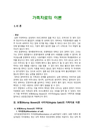 가족치료의 이론