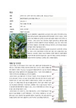 오피스 건축 사례조사  Shanghai Tower(상하이타워) - 개요, 디자인, 엘리베이터 시스템, 구조, 설비, 기타