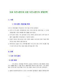 도쿄 디즈니랜드와 유로 디즈니랜드의 경영전략