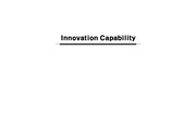 Innovation Capability(혁신역량)