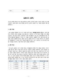 [실험보고][설득실험보고] 자신이 설득할 목표와 대상 등을 설정하여 실제로 도전하여 실패나 성공과 관련된 보고서를 작성한다. (실패 원인과 성공 원인을 분석하고 설득과 관련된 자신 나름의 방법에 대해 설명해본다.)