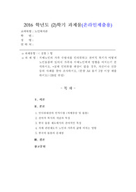 [노인복지론] 치매노인의 가족 수발자를 인터뷰하고 잔여적 복지가 어떻게 노인돌봄에 있어서 가족과 치매노인에게 영향을 미치는지 분석하시오. *실제 인터뷰할 대상이 없을 경우, 자신이나 신문등의 사례를 찾아 조사하시오.