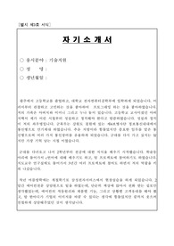 광주문화재단 기술지원 일반6급 자기소개서, 자소서