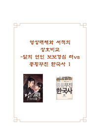 영상과 서적의 상호 비교- 드라마 매체의 오류 분석