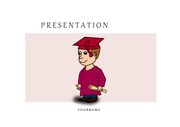 학생캐릭터PPT 졸업캐릭터 발표 자기소개 학교/교육 타입 PPT템플릿