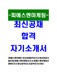 [피에스앤마케팅 - 최신공채합격자기소개서] 면접기출문제, 피에스앤마케팅자소서, 피에스엔마케팅산병원자기소개서, 합격자소서, 합격자기소개서