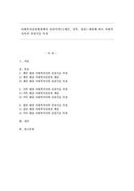사회복지실천현장에서 클라이언트(개인, 가족, 집단) 대상에 따른 사회복지사의 실천기술 특성