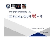 4차 산업 혁명_3D 프린팅 산업의 현 위치