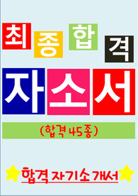 자기소개서 [최종합격 예문 45종]- 대기업/공기업