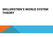세계체제론(World Systems Theory)